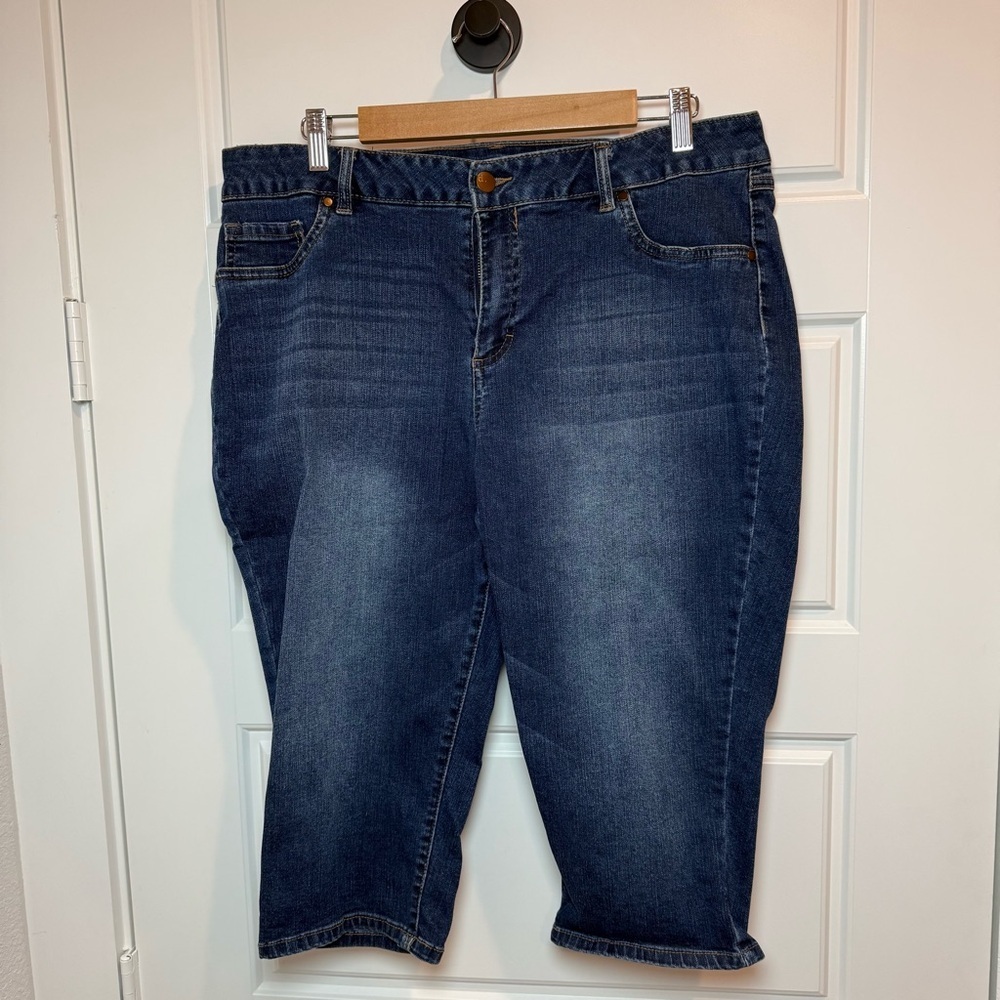 d. jeans Women's Dark Blue Ankle Jeans RN55356